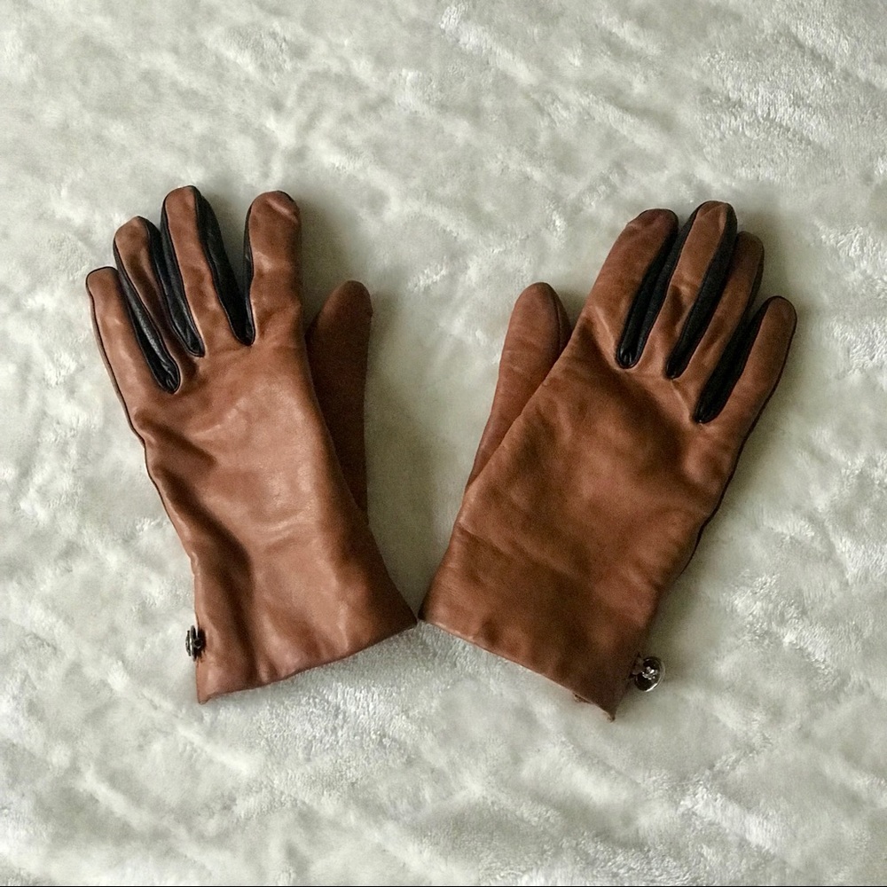🧤 PRICE DROP! RALPH LAUREN Tan Leather Gloves